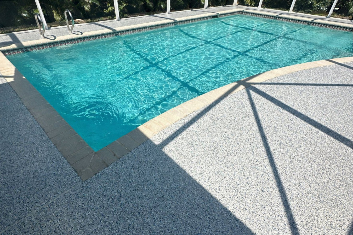 Concrete pool decks